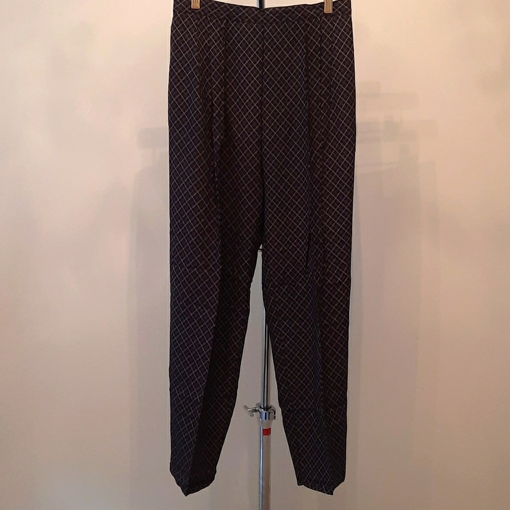 NWT Blue Print Pants